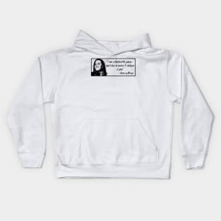 Aubrey Plaza Quote Kids Hoodie